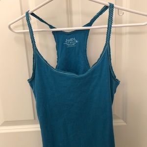 Turquoise camisole with bralette